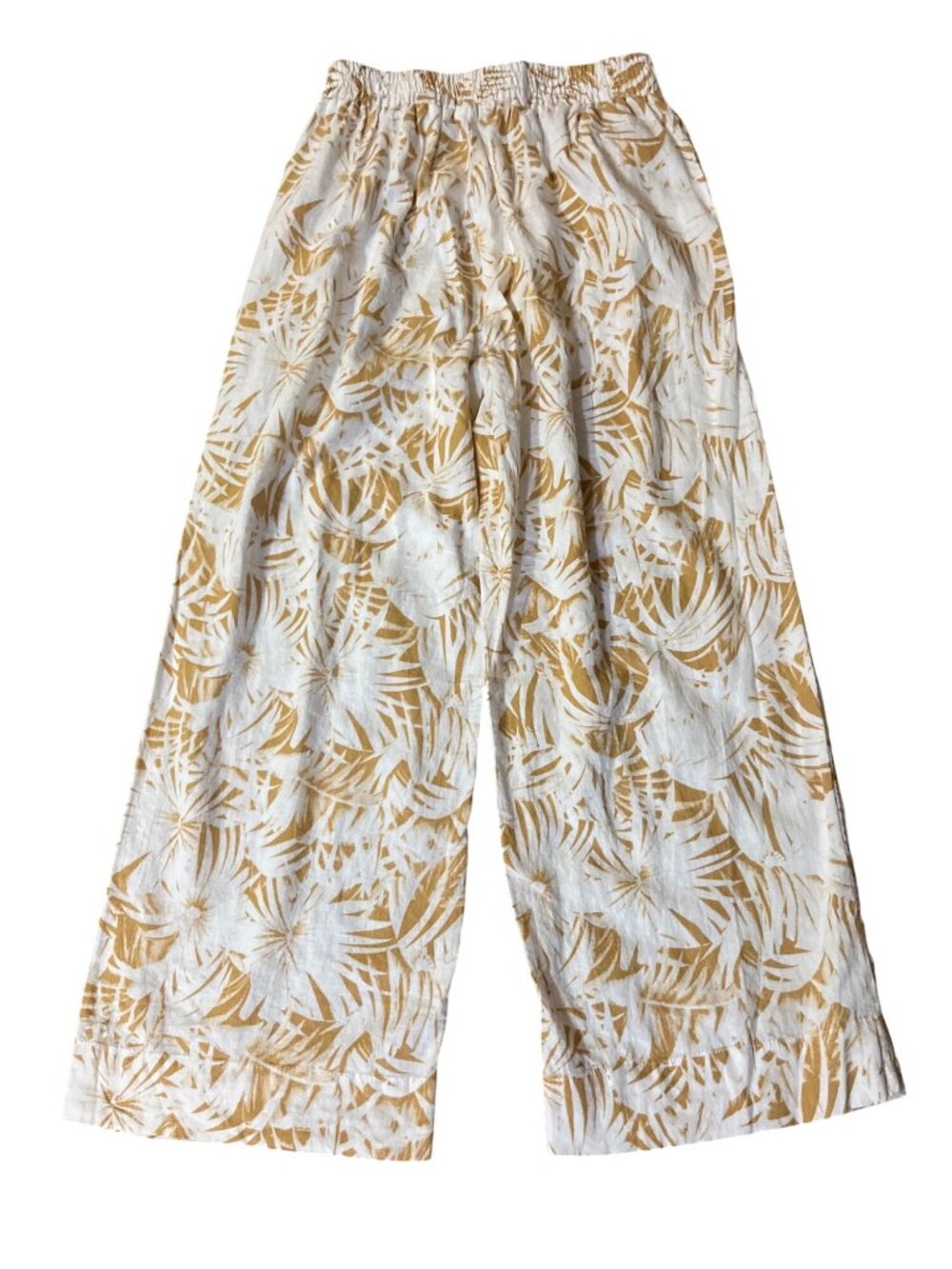 Panama Jack Linen Blend Pants Womens S Tropical Pull On Beach Used - Picture 4 of 16